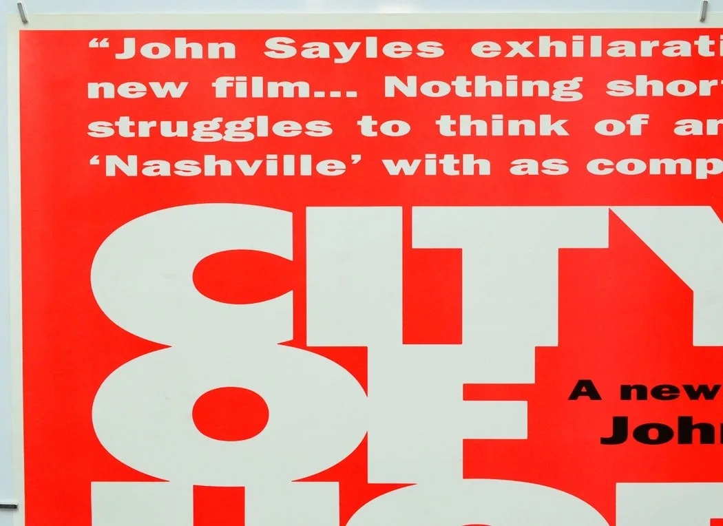 CITY OF HOPE (1990) Original Quad Cinema Poster - John Sayles, Vincent Spano, изображение 2