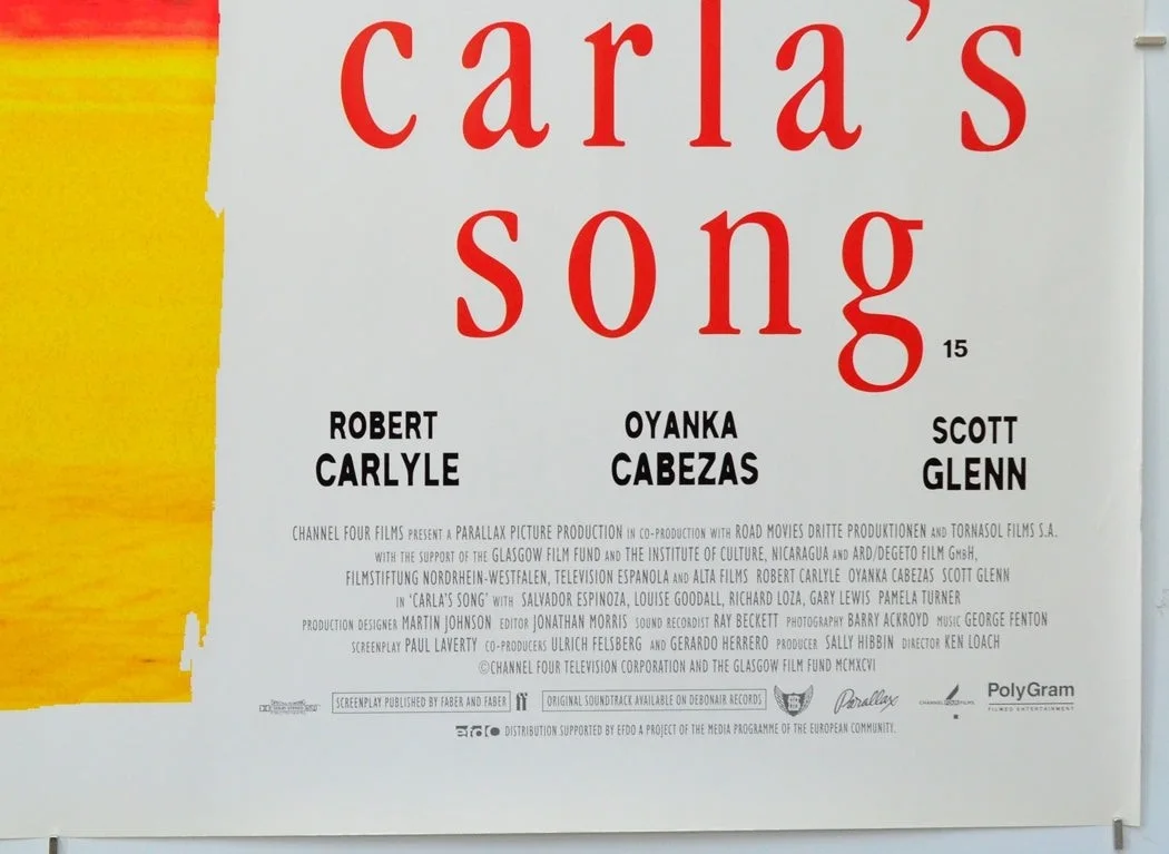 CARLA'S SONG (1996) Original Quad Film Poster (vers 2) Oyanka Cabezas, Ken Loach, изображение 5