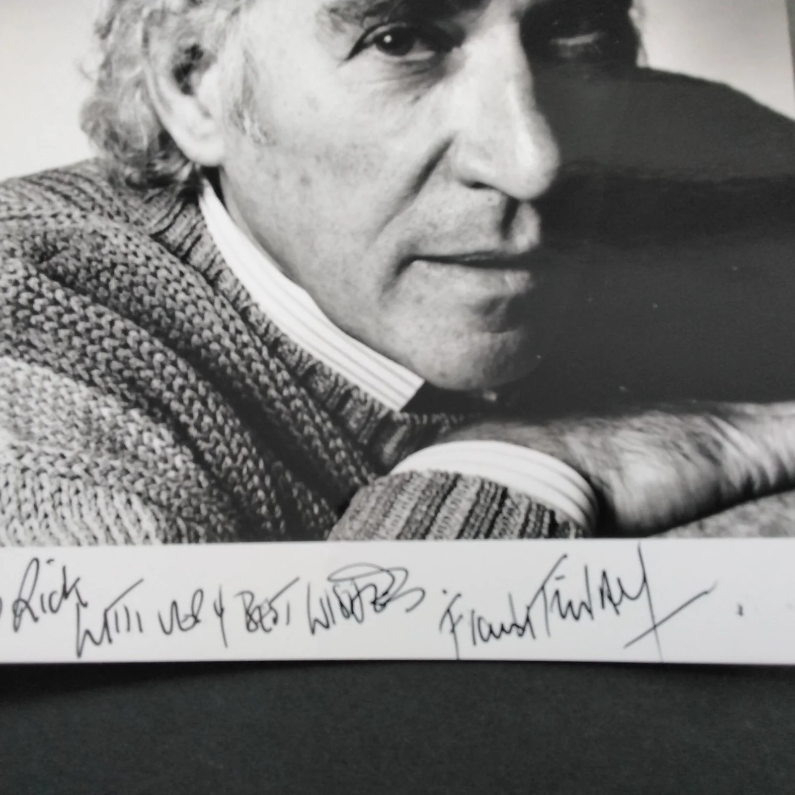 Frank Finlay SIGNED Photo TV Film Actor Othello 3 Musketeers The Pianist Lovejoy, изображение 3