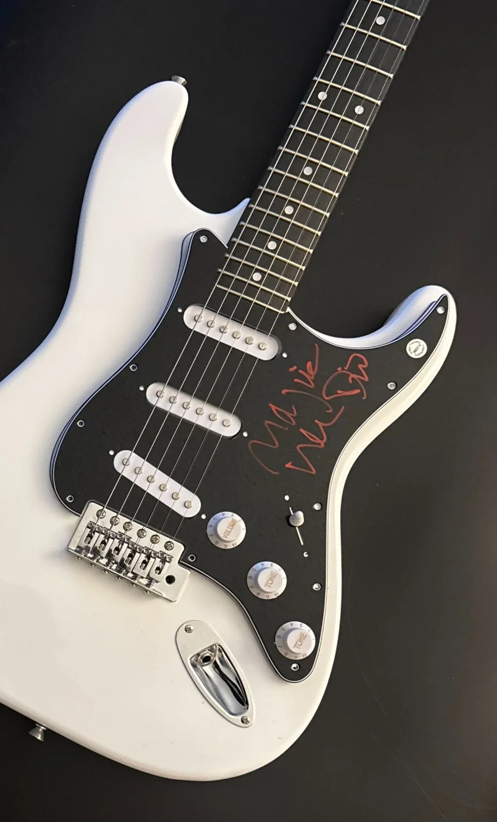 GFA Ronnie James Dio Wife * WENDY DIO * Signed Electric Guitar PROOF COA, image 5