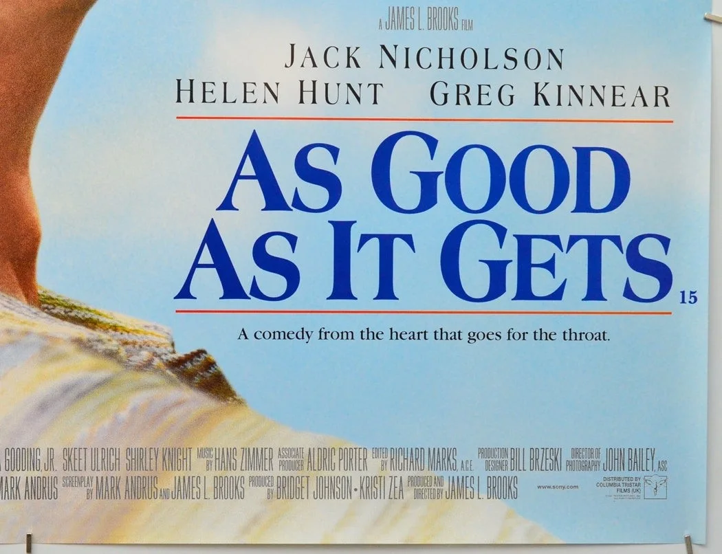 AS GOOD AS IT GETS (1997) Original Cinema Quad Film Poster - Jack Nicholson, изображение 5