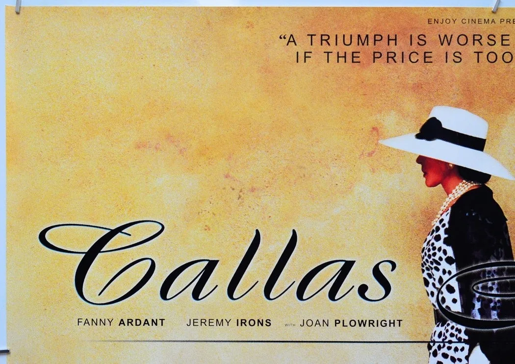CALLAS FOREVER (2004) Cinema Quad Movie Poster - Franco Zeffirelli, Fanny Ardant, изображение 2