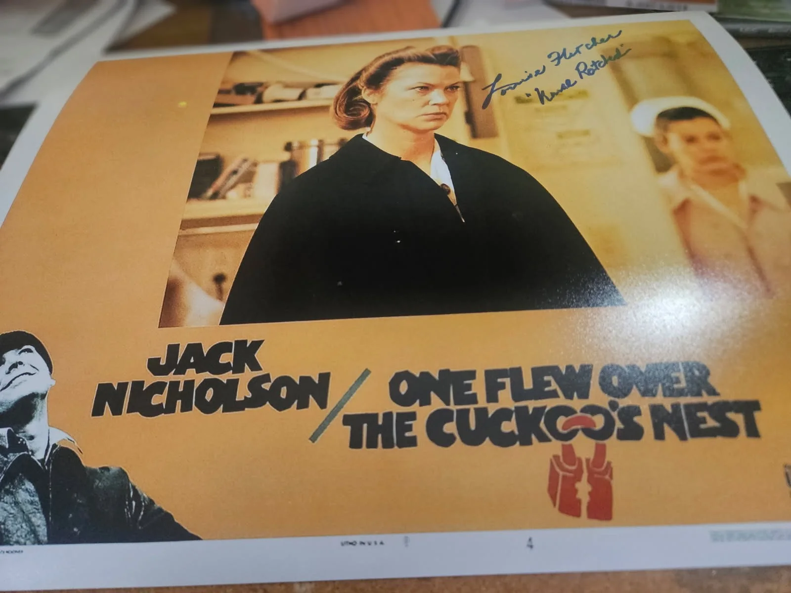 Louise Fletcher — The Cuckoo's Nest Nurse Ratched Louise Fletcher autographed 11x14 JSA Cert
