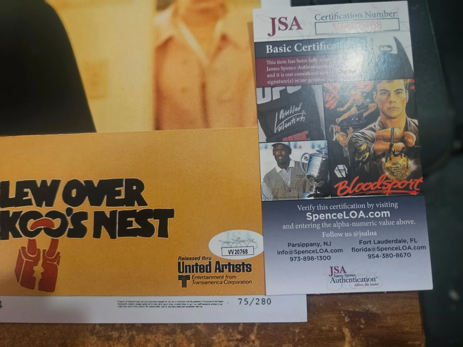Louise Fletcher — The Cuckoo's Nest Nurse Ratched Louise Fletcher autographed 11x14 JSA Cert, изображение 3