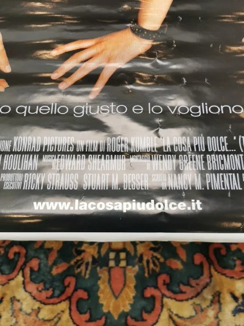 The Sweetest Thing Italian vintage original movie poster used, изображение 3