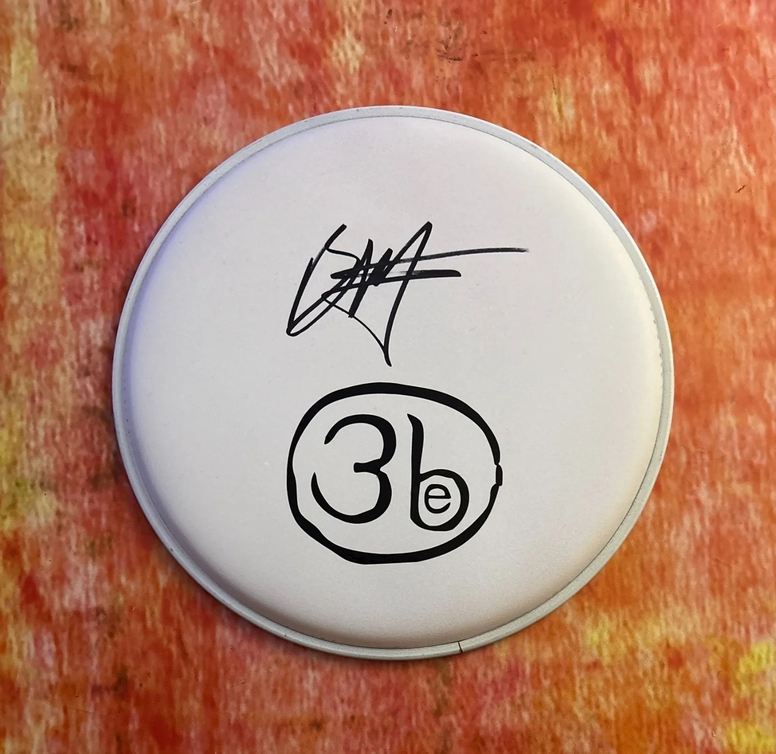 GFA Third Eye Blind Drummer * BRAD HARGREAVES * Signed 10" Drumhead B4 COA, image 2