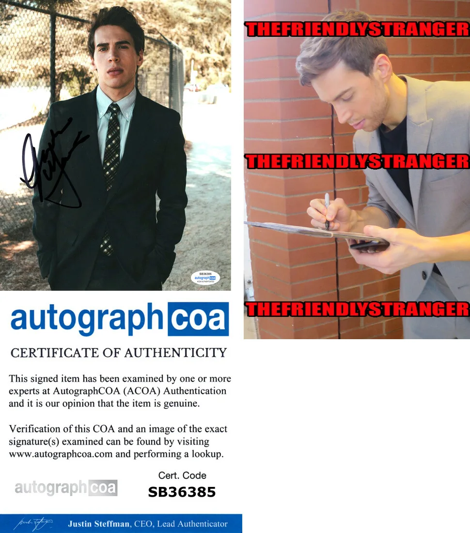 JORDAN GAVARIS — Jordan Gavaris signed 8x10 Photo PROOF c Sexy ORPHAN BLACK The Lake ACOA COA
