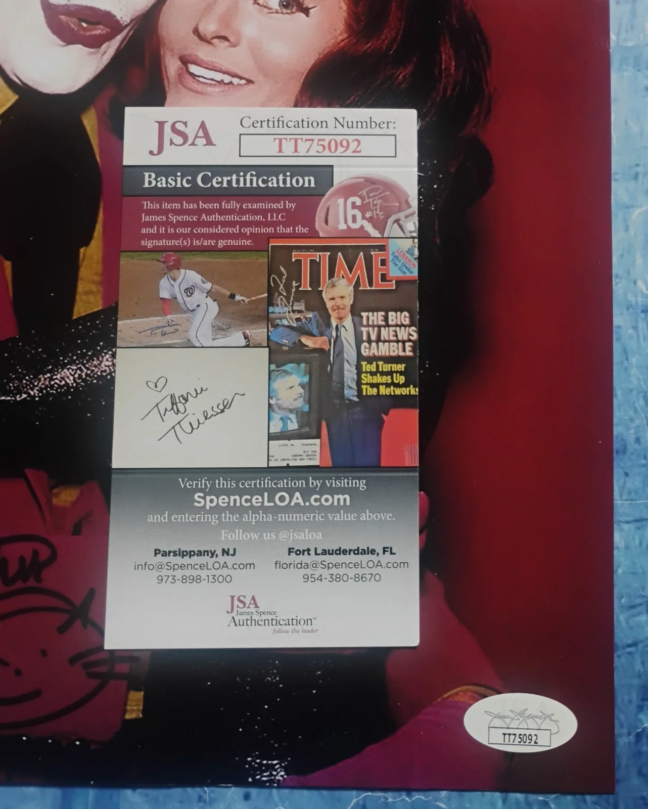 Lee Meriwether Hand Signed Photo JSA COA Catwoman NO US TARIFFS, image 4
