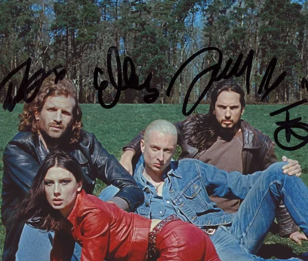 WOLF ALICE - Ellie Rowsell, Joff Oddie, Joel Amey, Theo Ellis — WOLF ALICE Band signed 8x10 Photo All 4 EXT PROOF c THE SOFA Ellie Rowsell ACOA, image 5