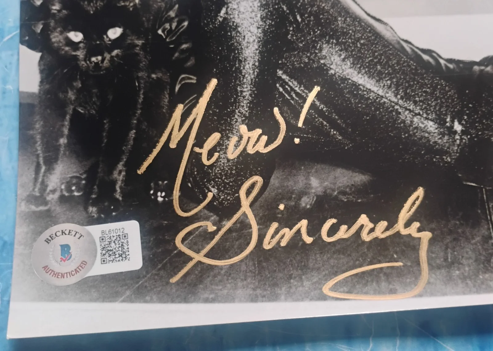 Lee Meriwether Hand Signed 8x10 Photo COA Catwoman NO US TARIFFS, image 3