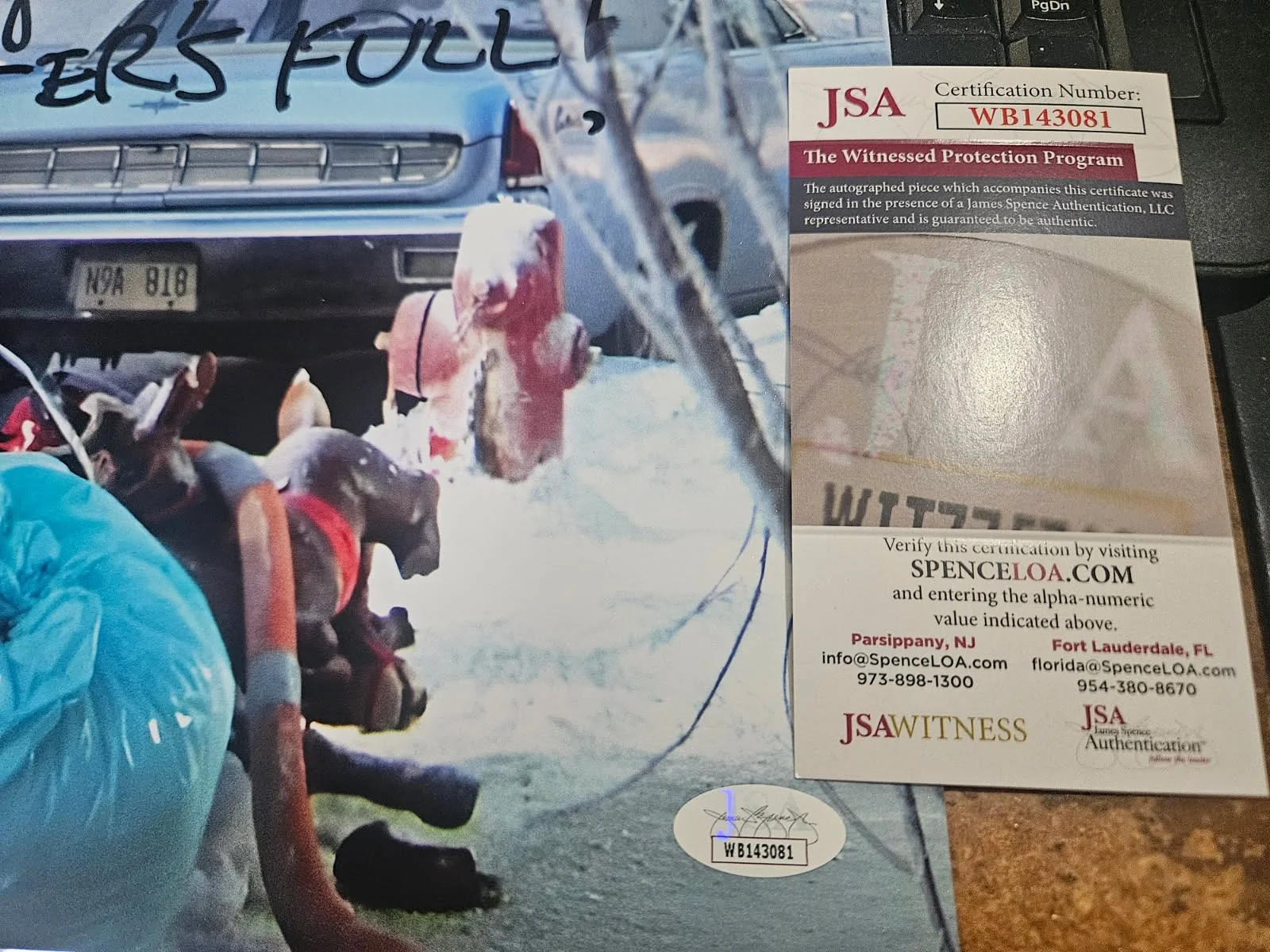 Randy Quaid — Christmas Vacation Randy Quaid signed 11x14 color photo Shi%$ Full added JSA **, image 2