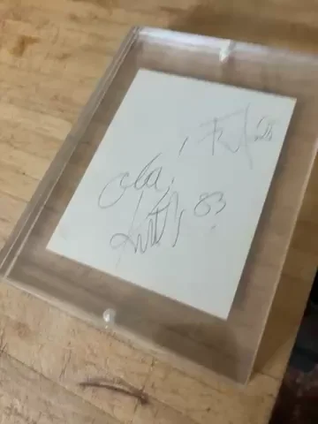 Ricky, Cindy, Keith, Fred, Kate. The ORIGINAL bands signatures — ORIGINAL B-52s autographs for sale, image 2