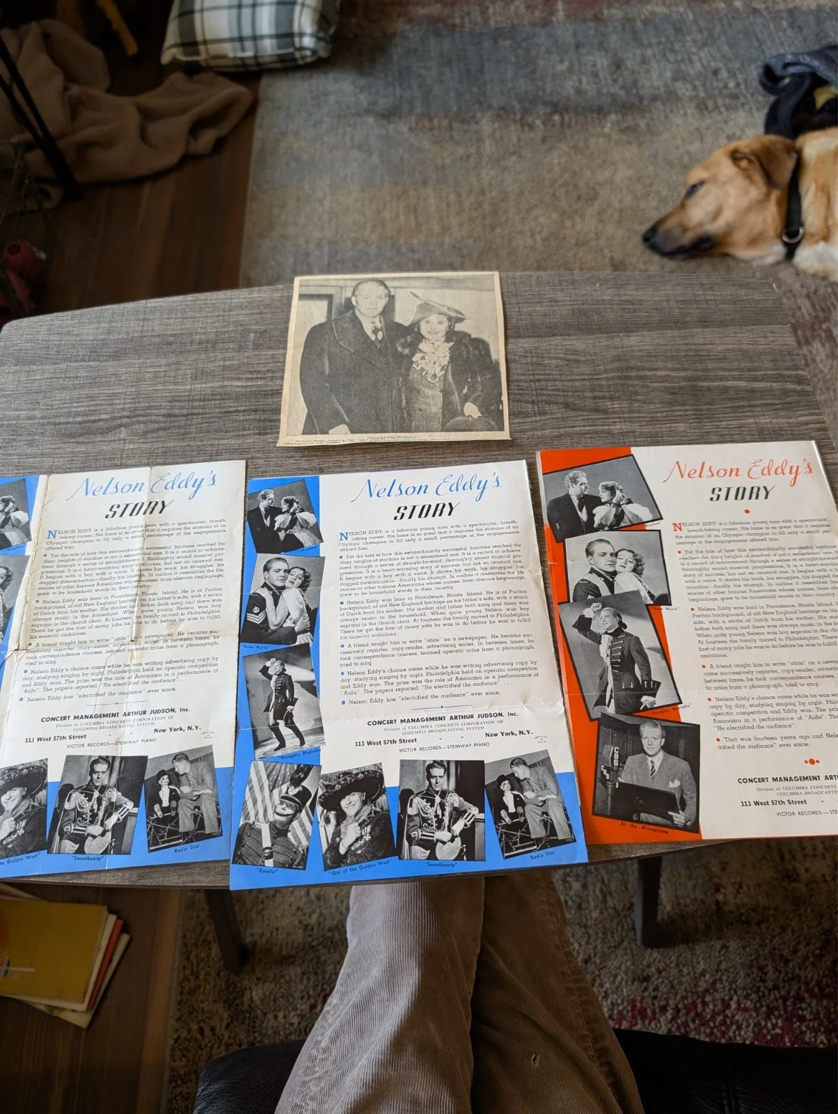 ORIGINAL NELSON EDDY CONCERT PROGRAM chicago. full face on cover very clear colo, image 3
