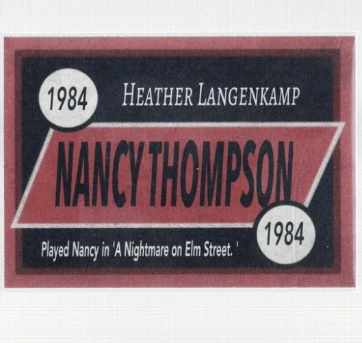 Heather Langenkamp — HEATHER LANGENKAMP SIGNED CARD AUTOGRAPHED NIGHTMARE ON ELM ST 'NANCY', image 2