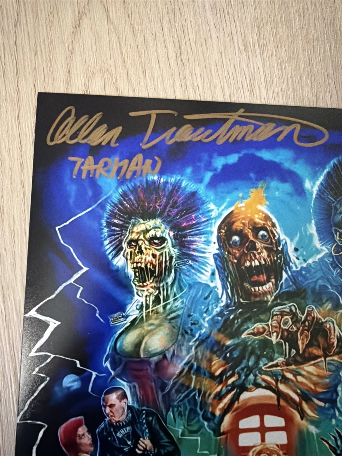Return Of The Living Dead Allan Trautman TARMAN signed 8x10 Autograph, image 4
