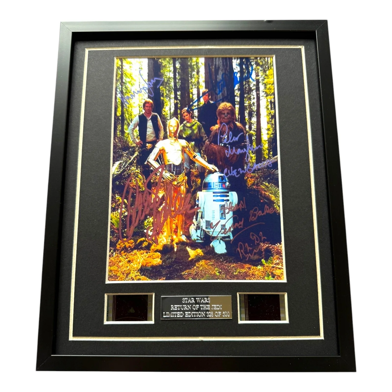 STAR WARS Signed PREPRINT RETURN OF THE JEDI STAR WARS FILM CELL FRAMED GIFTS, изображение 2