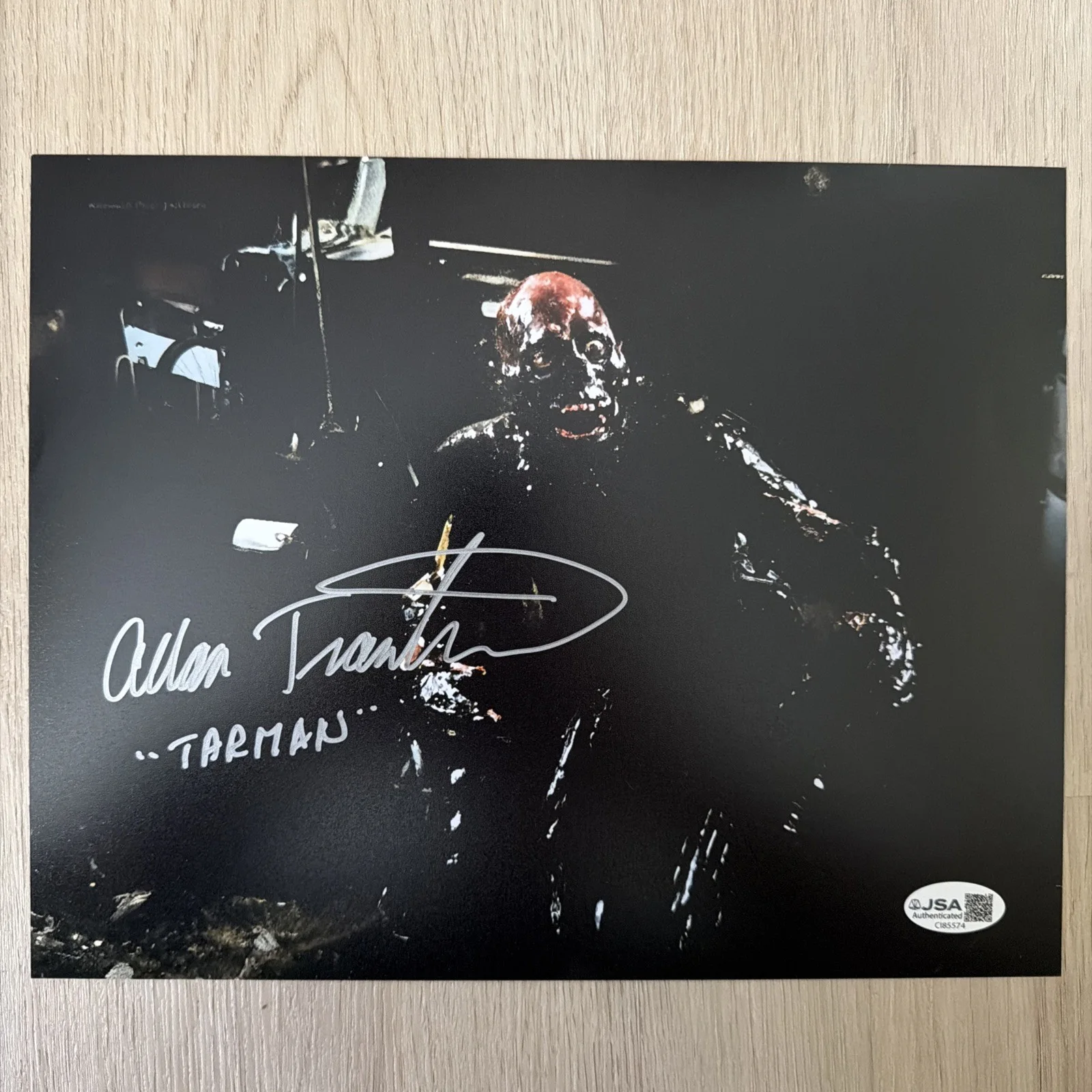 Return Of The Living Dead Allan Trautman TARMAN signed 8x10 JSA Authenticated, изображение 2