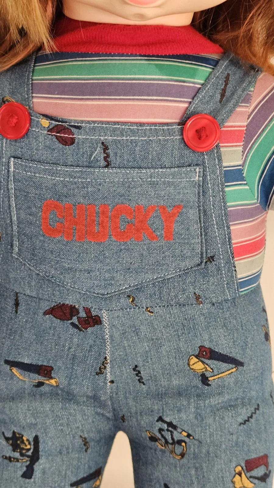 Universal City 1996 Chucky Doll Child's Play Plush Stuffed 24" Doll Figure, image 4