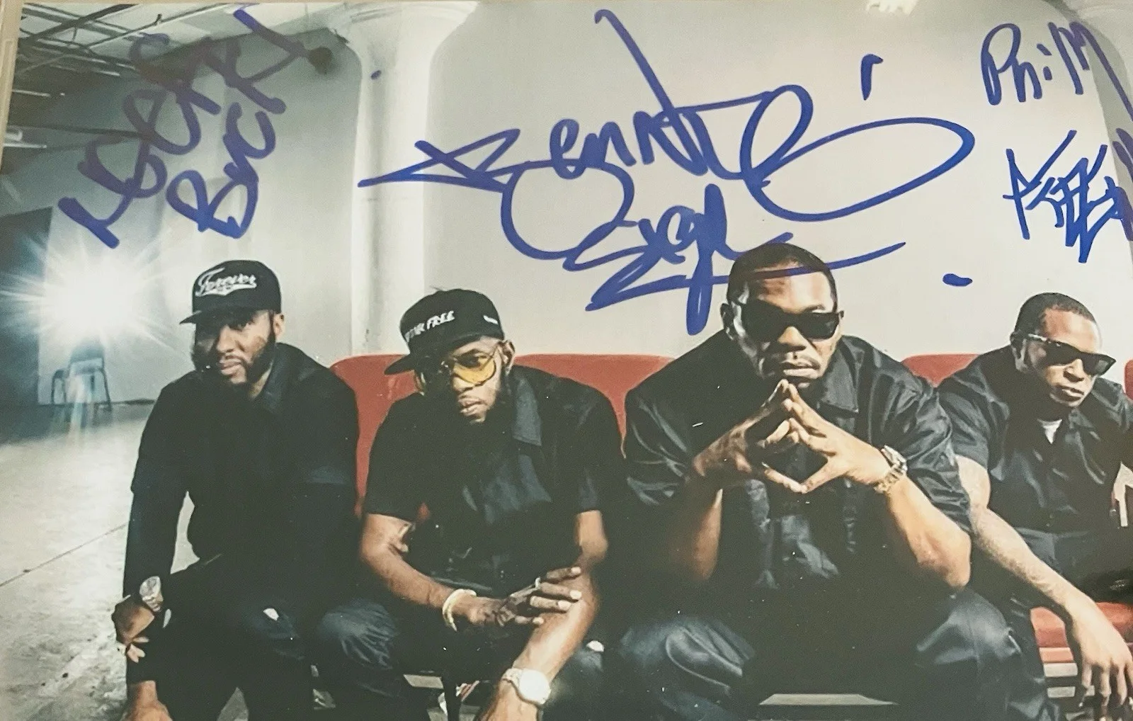 State Property Autographed Signed BAS Slab 8x10 Photo Beanie/Freeway/Young Gunz, изображение 4