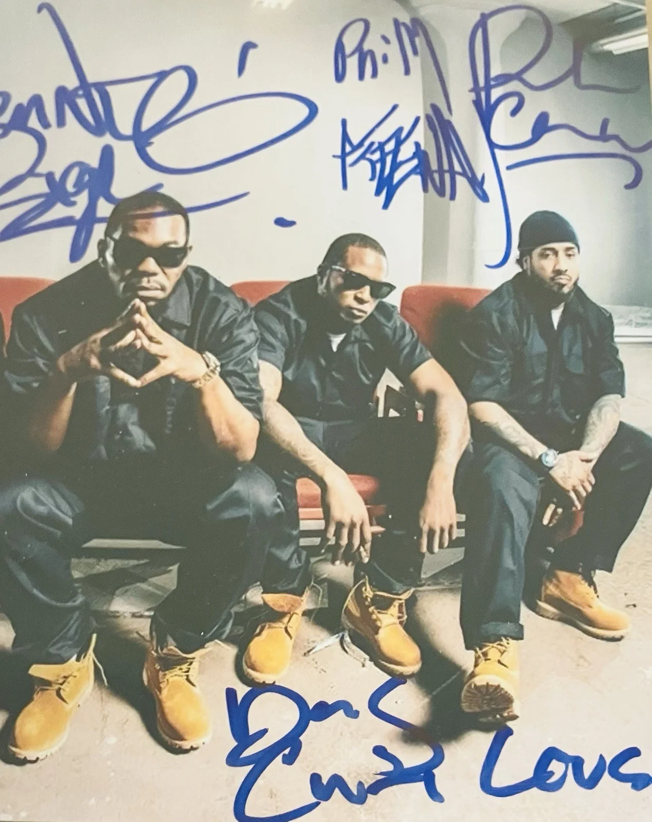 State Property Autographed Signed BAS Slab 8x10 Photo Beanie/Freeway/Young Gunz, изображение 5