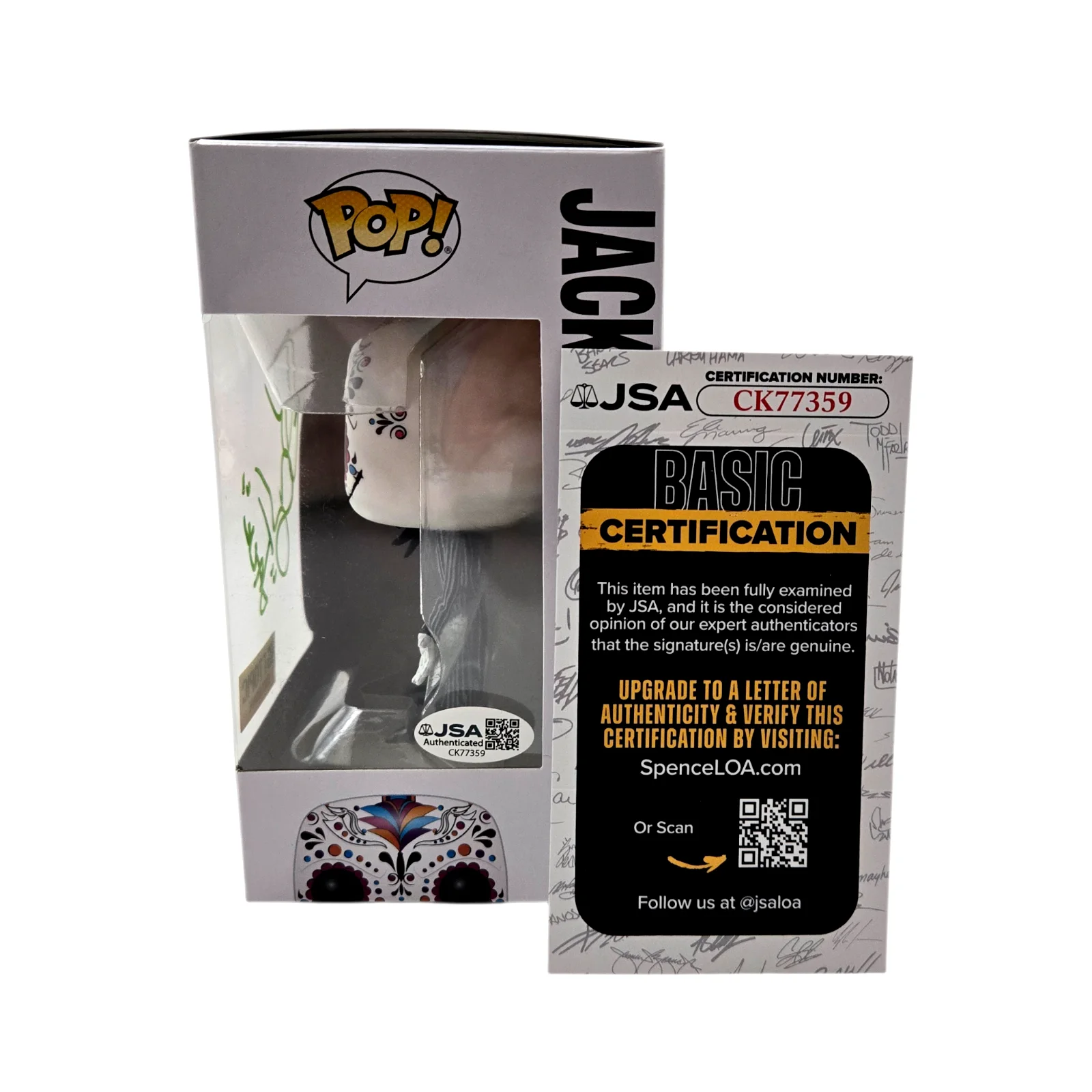 Chris Sarandon — Chris Sarandon Signed Funko Pop Jack Auto NBC Christmas HT Disney 447 JSA COA, image 2
