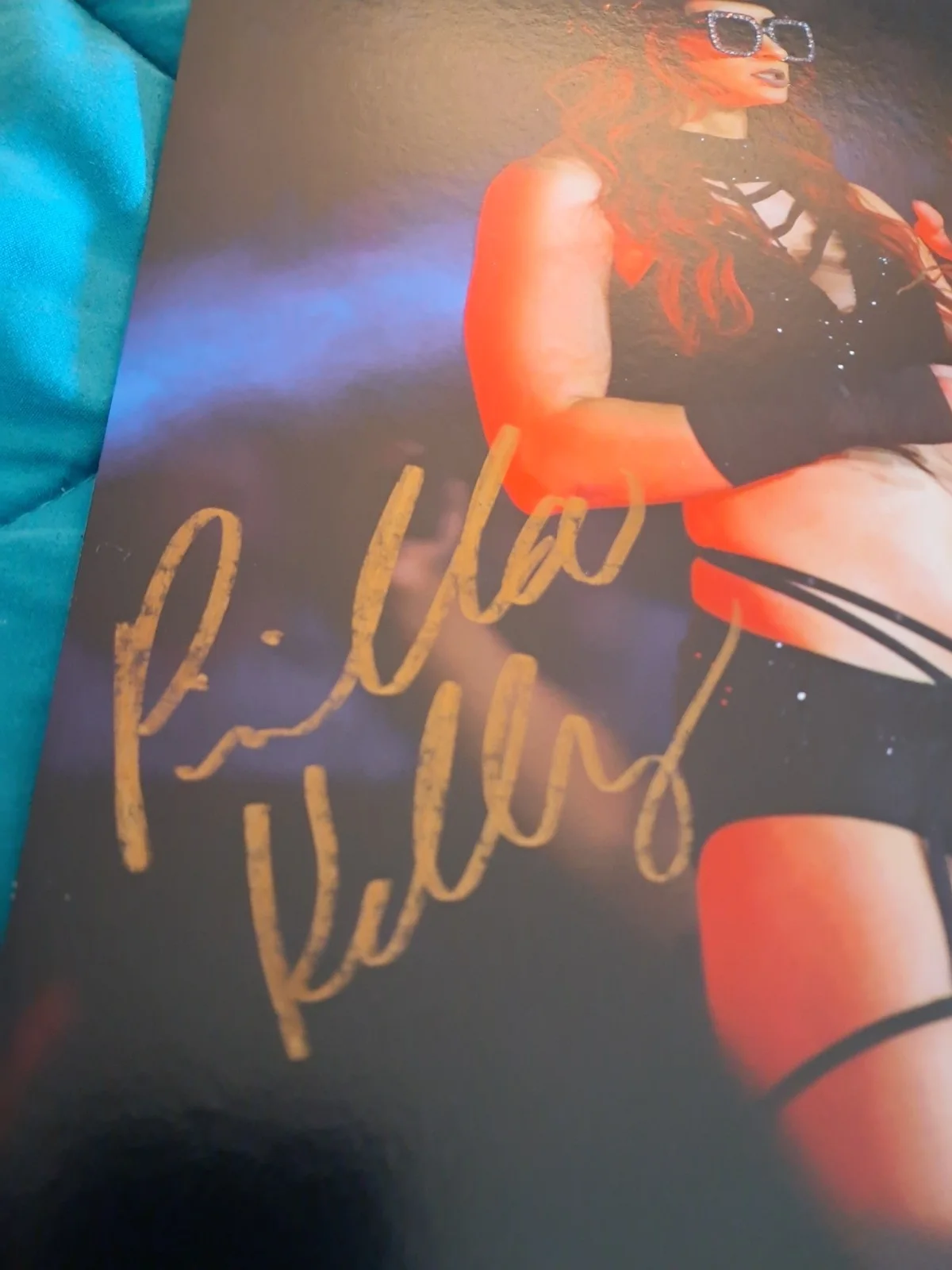 Priscilla Kelly AUTOGRAPHED 8X10 PHOTO W/Highspots COA WWE AEW MLW TNA WRESTLER, изображение 2