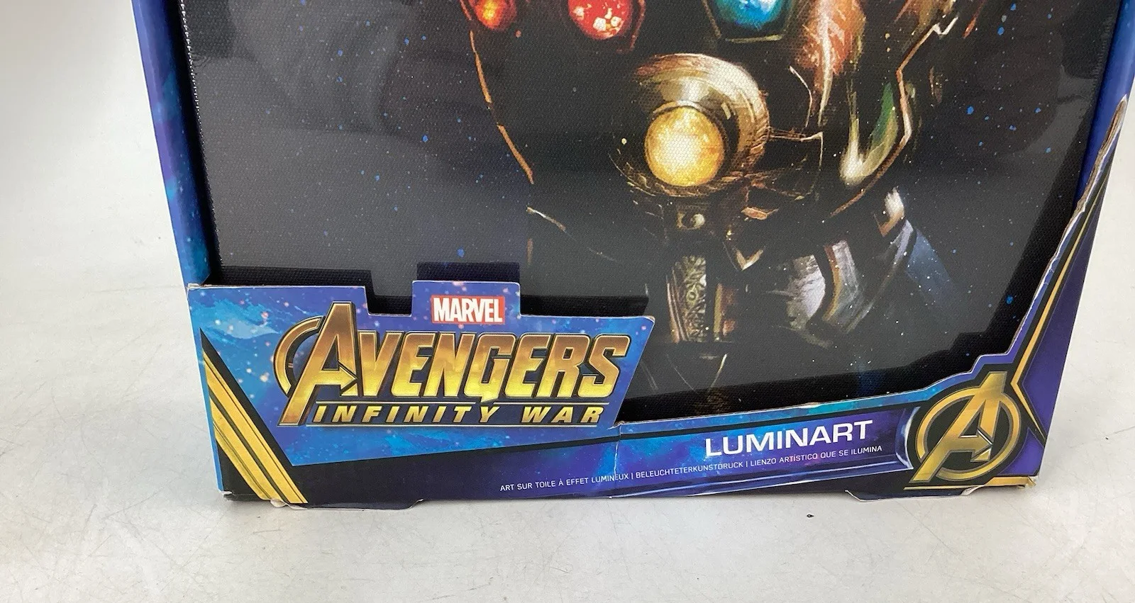 Marvel Avengers Infinity War Thanos Canvas Luminart Light Boxed, image 2