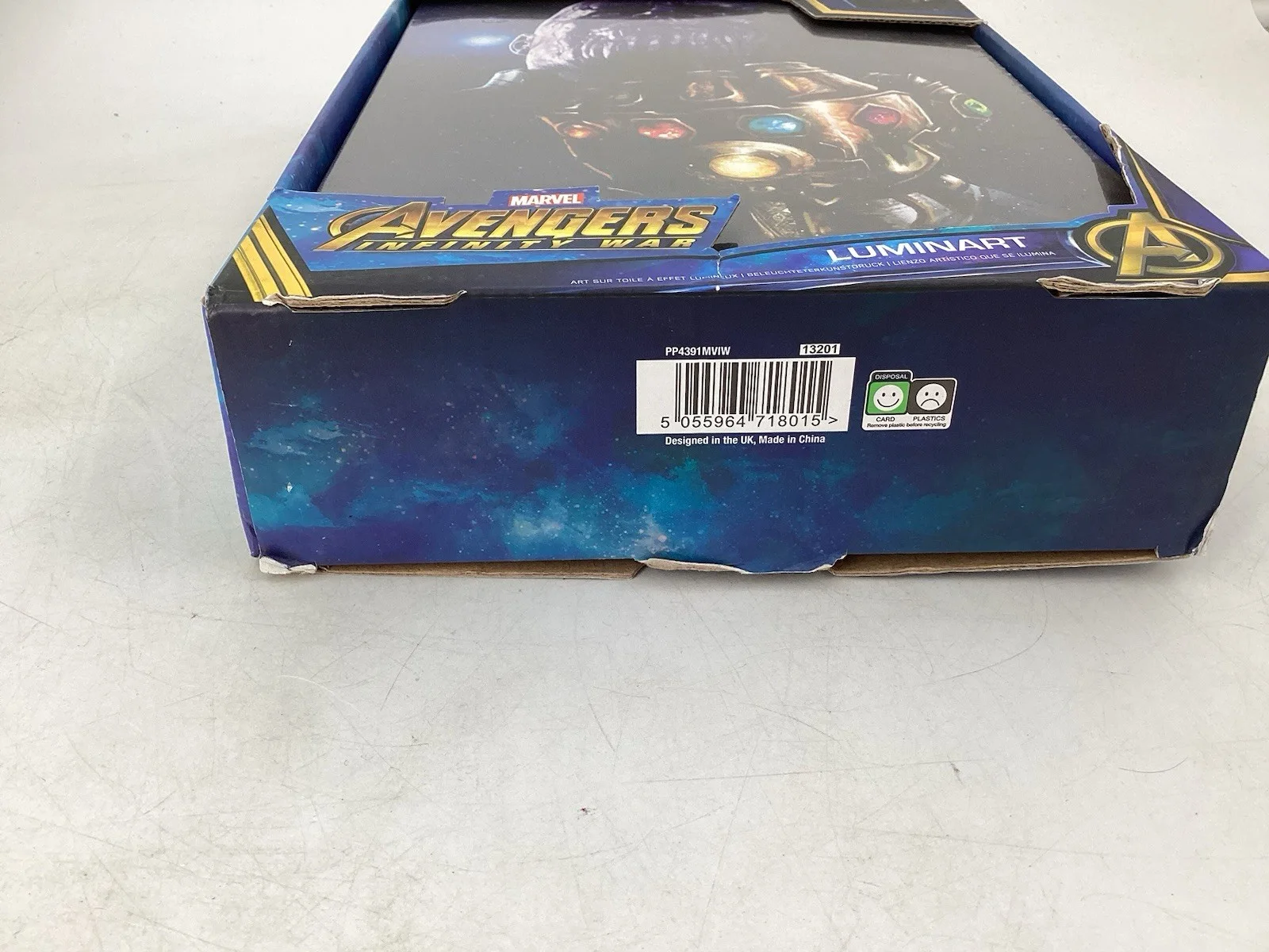 Marvel Avengers Infinity War Thanos Canvas Luminart Light Boxed, image 4
