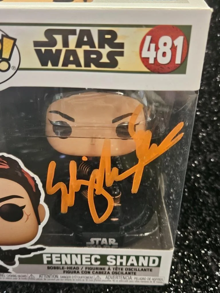 MING-NA WEN — MING-NA WEN SIGNED AUTOGRAPHED FUNKO POP! 481 STAR WARS FENNEC SHAND FIGURE COA, изображение 2