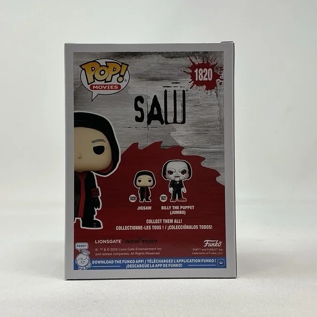 Tobin Bell Autographed Horror Movie Jigsaw Saw Funko Pop #1820 LE 36/50 OCCM, изображение 4