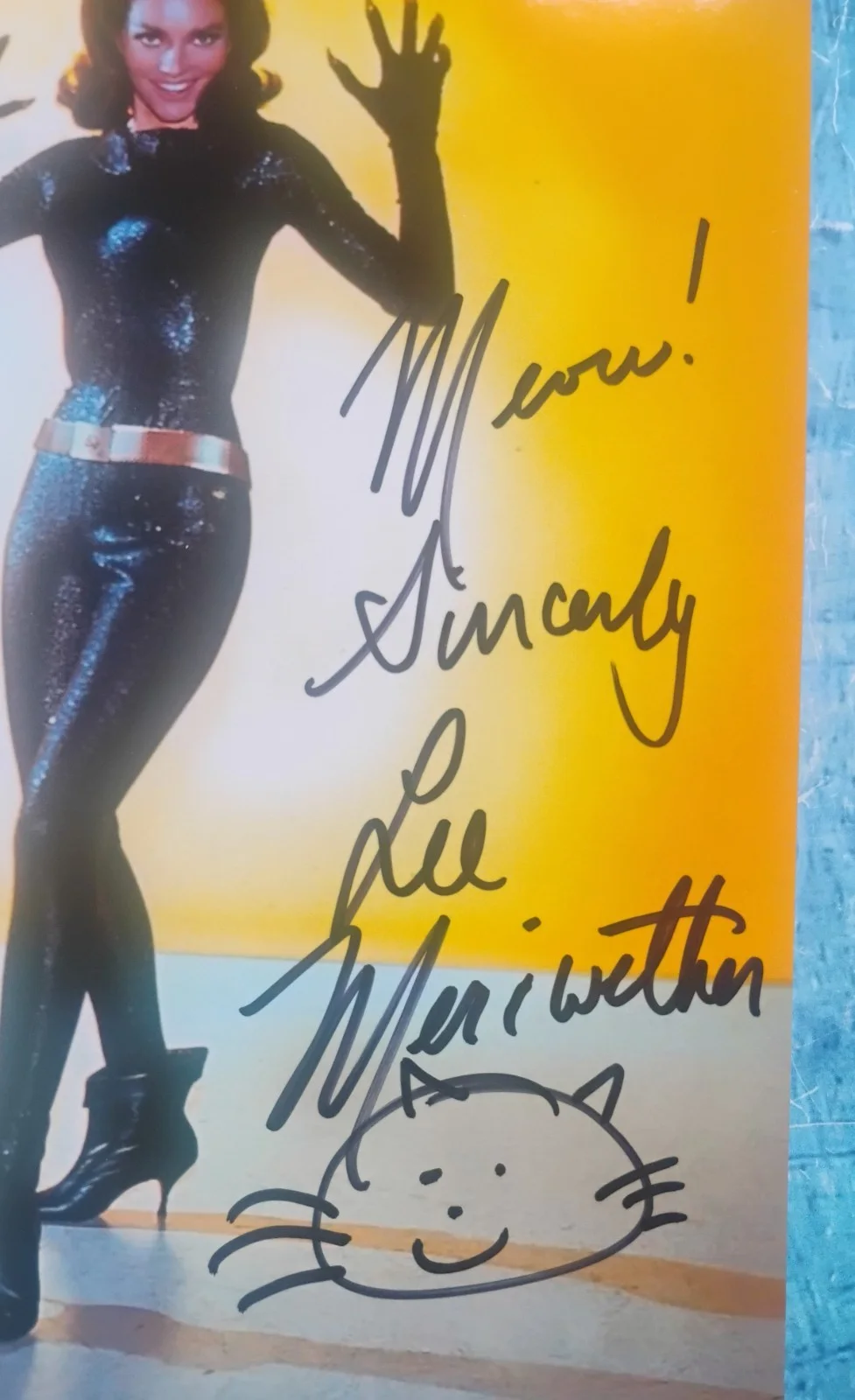 Lee Meriwether Hand Signed 8x10 Photo COA Catwoman NO US TARIFFS, image 3