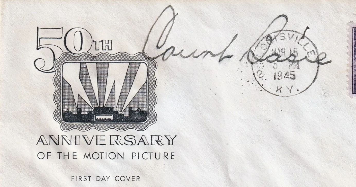 RARE - Count Basie - Signed FDC Cover - Jazz Band 1945 Autograph, image 2