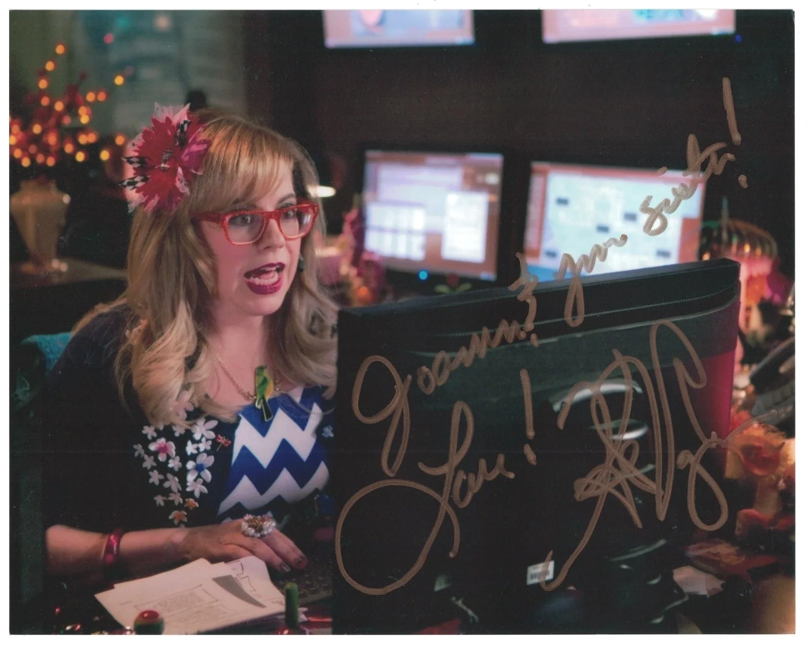 Kirsten Vangsness — Kirsten Vangsness Signed Autographed 8 x 10 Photo Actress Criminal Minds C