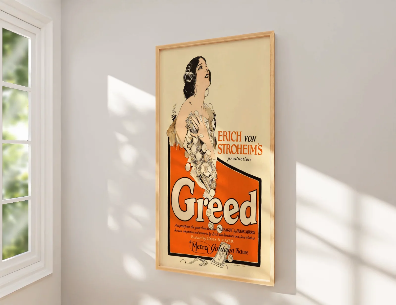 Greed - 1924 Lost Thriller / Western Restored 27.2" x 41" US One Sheet Poster, image 2