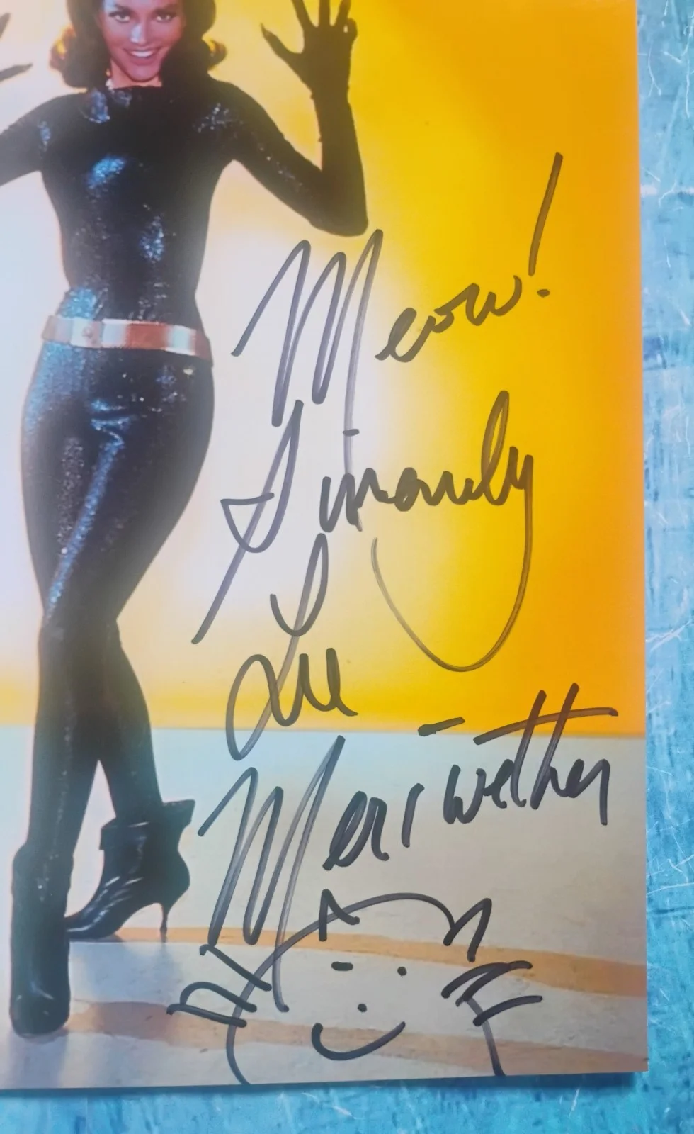 Lee Meriwether Hand Signed 8x10 Photo COA Catwoman NO US TARIFFS, image 3