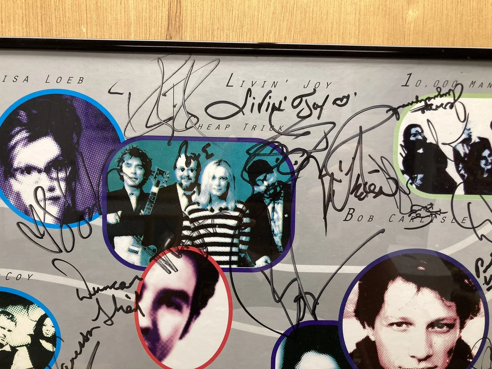 Kiss 108 Boston Signed Autographed 1997 Poster - Bon Jovi Cheap Trick Peter Wolf, изображение 4