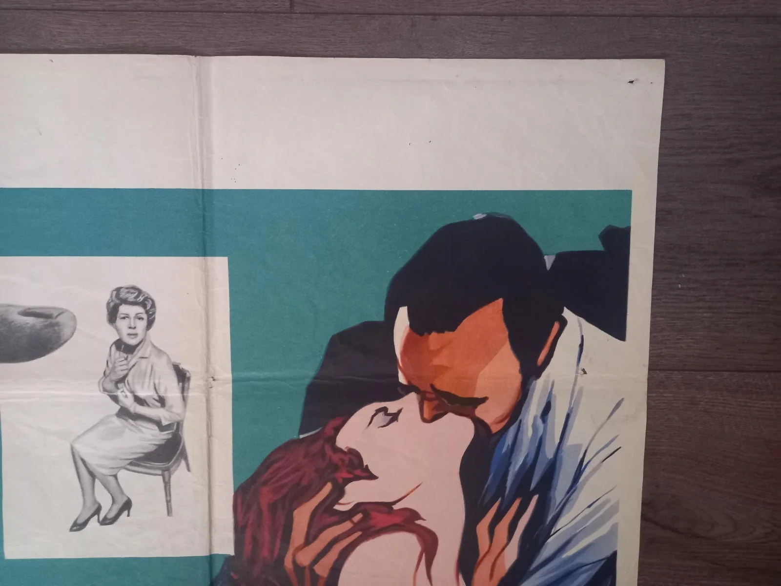 THE STORY ON PAGE ONE 1959 BRITISH QUAD POSTER RITA HAYWORTH GIG YOUNG, изображение 4