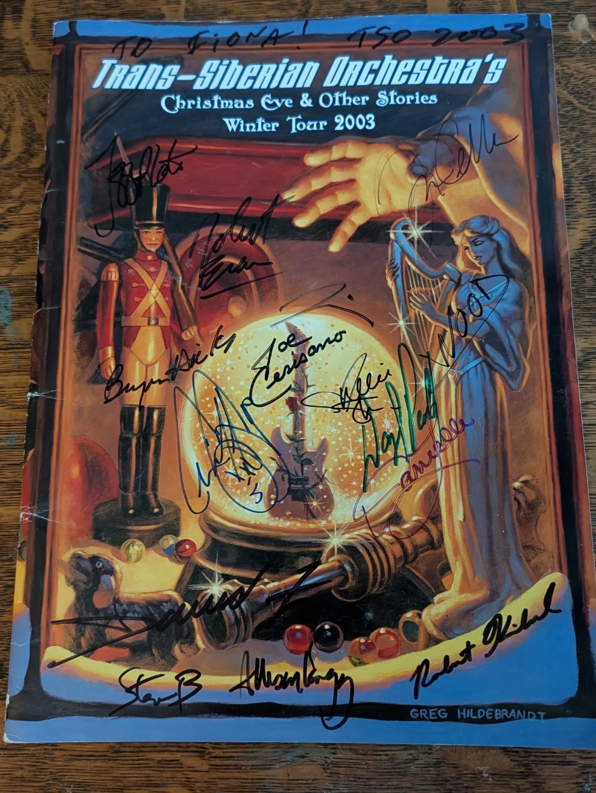 Trans-Siberian Orchestra Autographed Program 2003, изображение 2