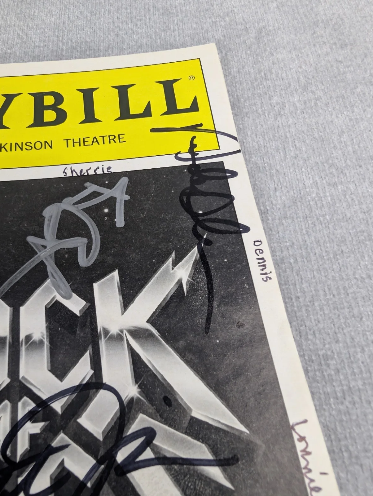 Rock of Ages Cast Signed Playbill October 2009, image 3