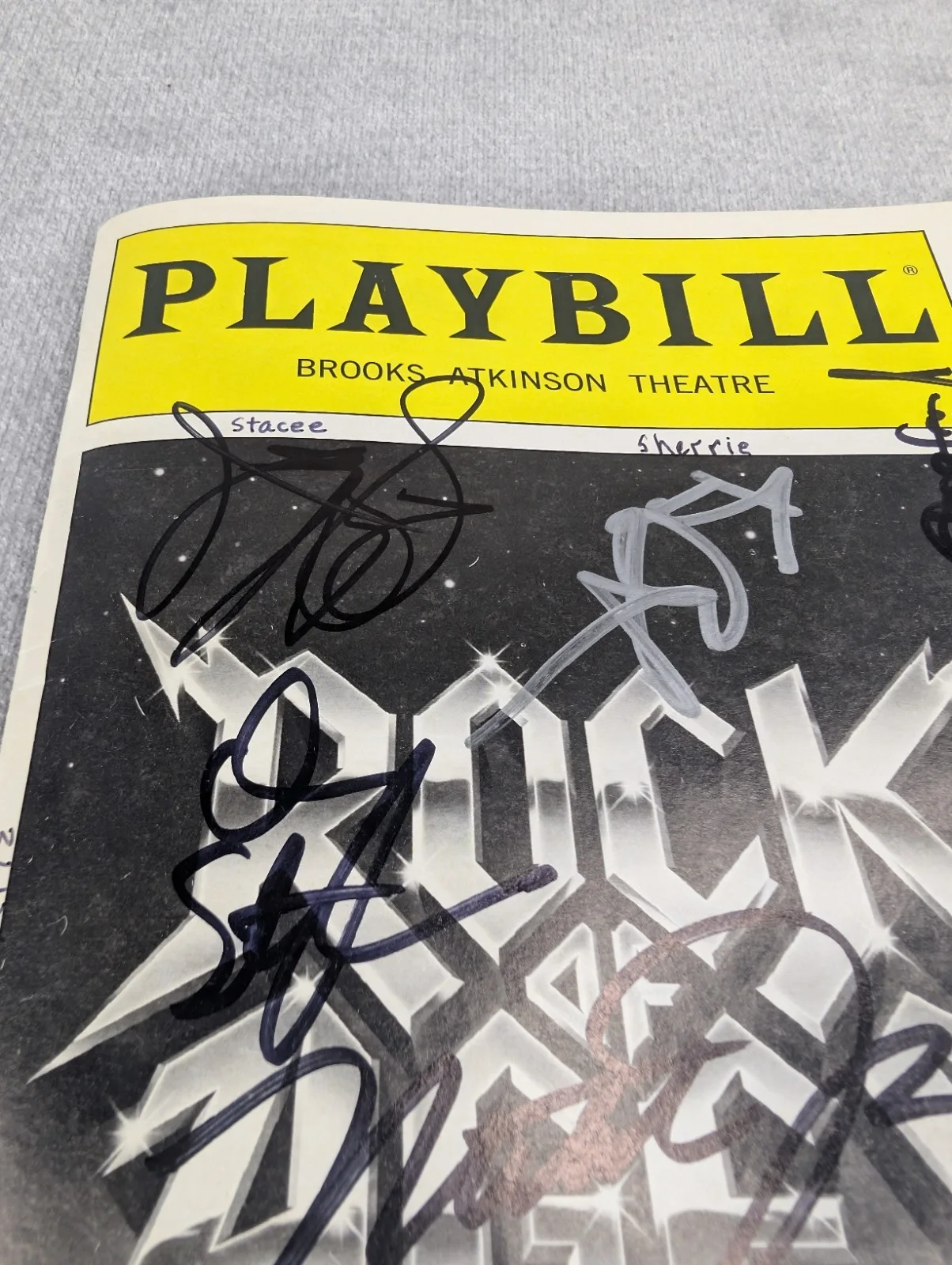 Rock of Ages Cast Signed Playbill October 2009, image 4