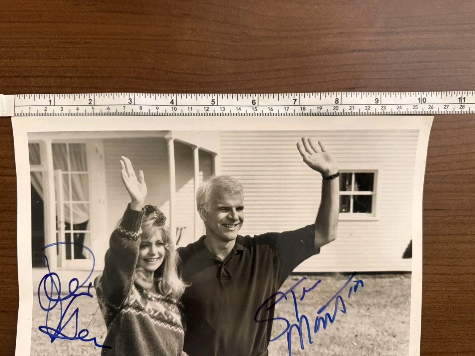 Signed Steve Martin Goldie Hawn Housesitter, image 3