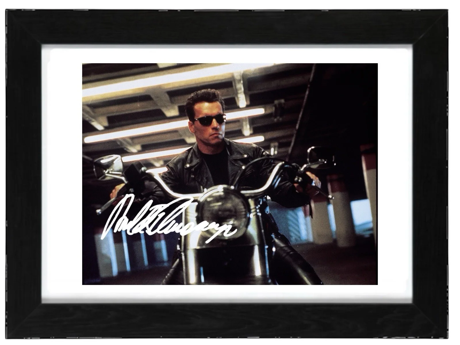Arnold Schwarzenegger Signed autograph PHOTO Pre Print 6x4/A4/ Framed, image 2