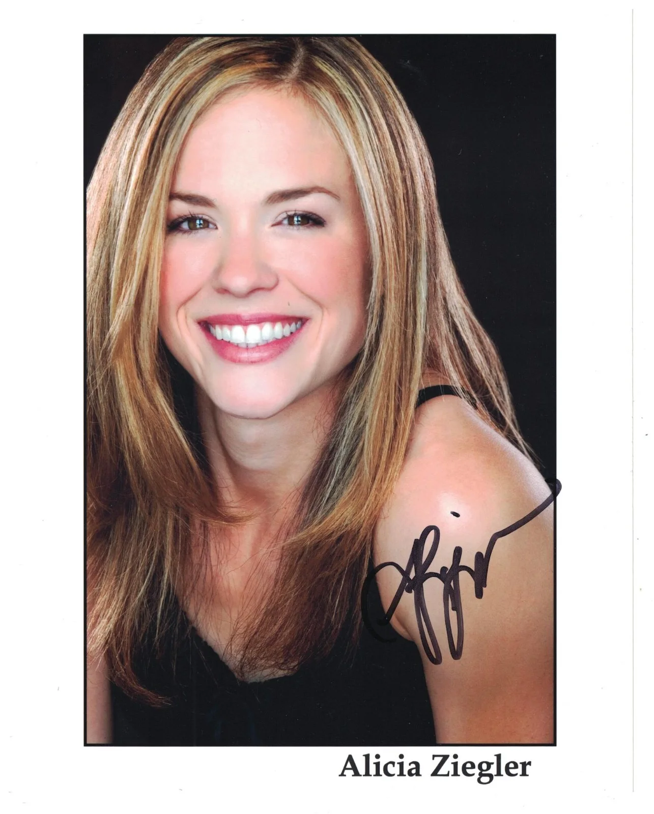 Alicia Ziegler — Alicia Ziegler Signed Autographed 8 x 10 Photo Actress C