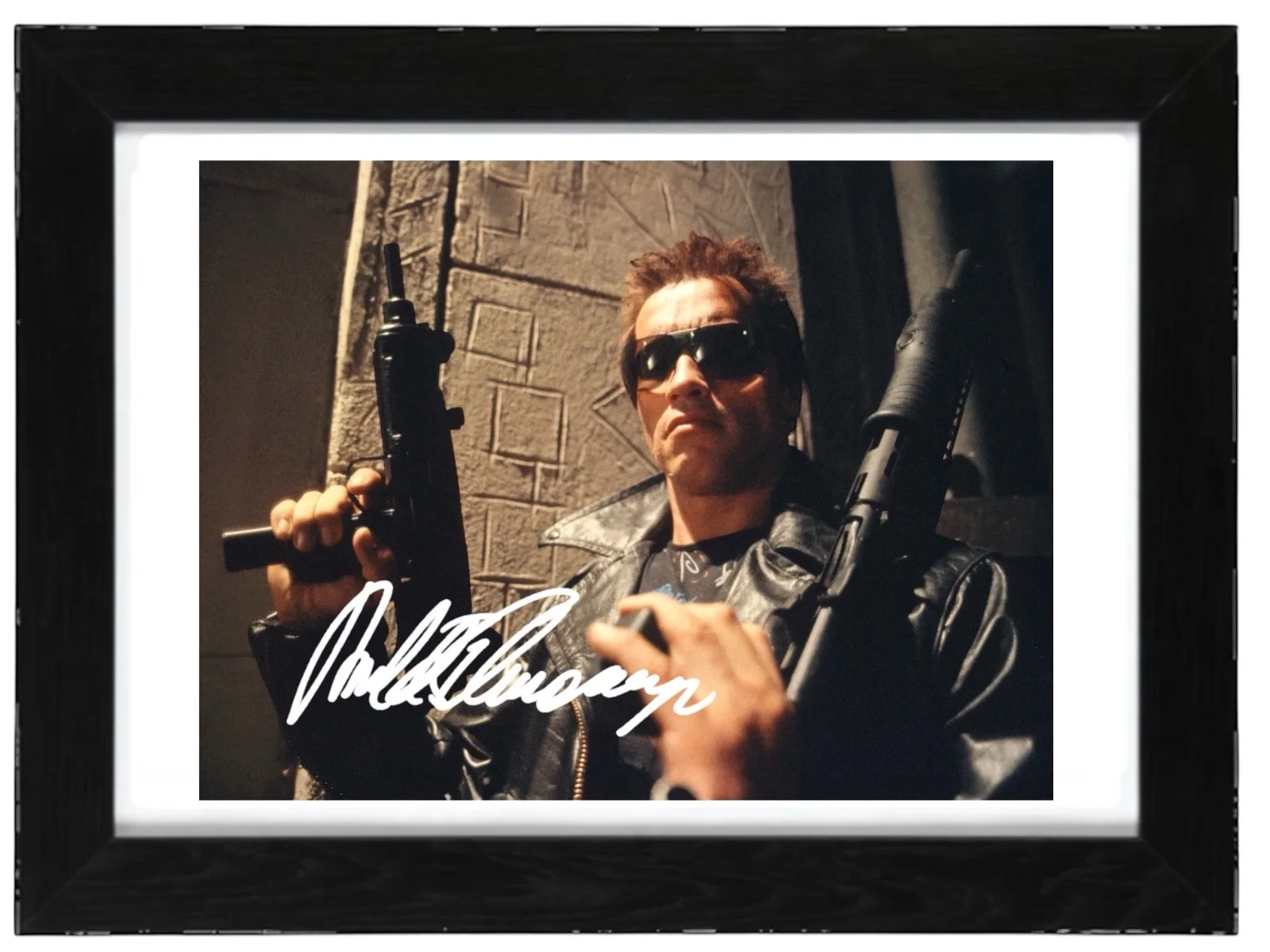 Arnold Schwarzenegger Signed autograph PHOTO Pre Print 6x4/A4/ Framed, image 3