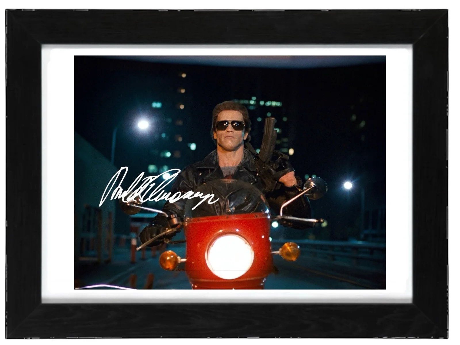 Arnold Schwarzenegger Signed autograph PHOTO Pre Print 6x4/A4/ Framed, image 2