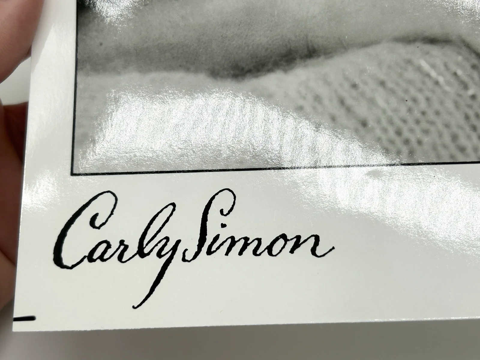 CARLY SIMON ORIGINAL SIGNED ARISTA PROMO PHOTO Autograph JSA Singer Songwriter, изображение 5