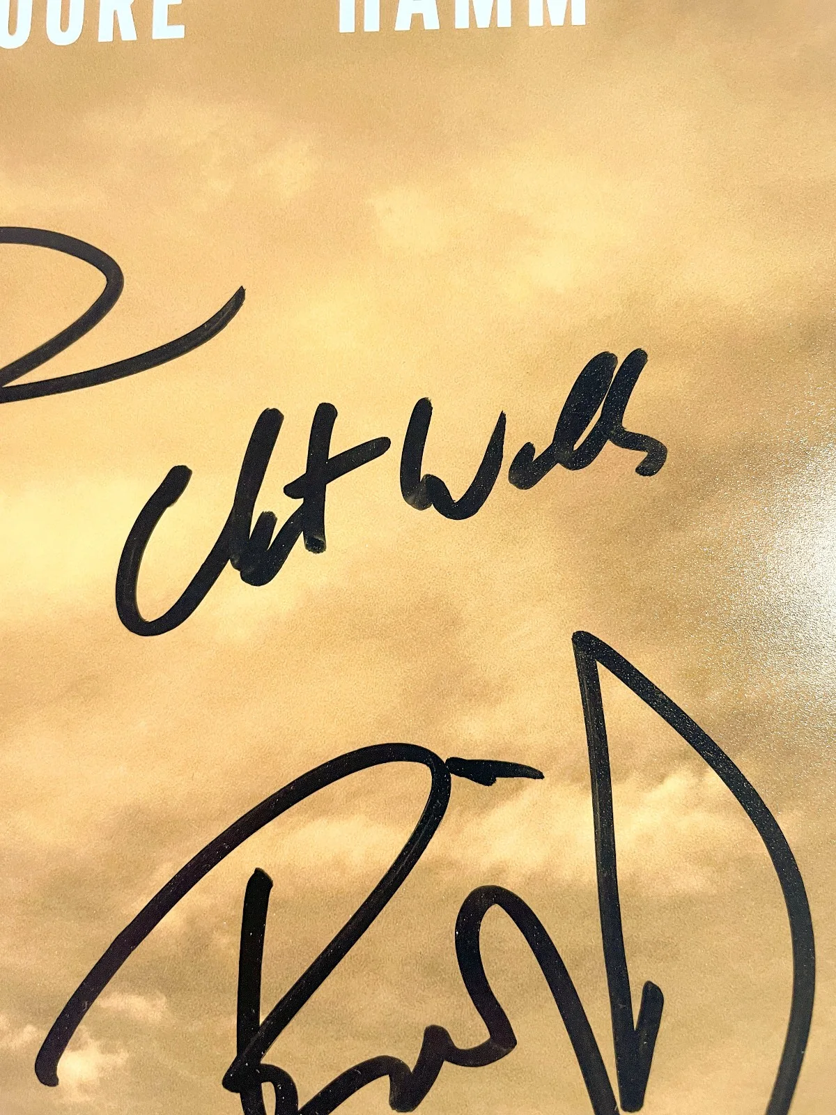 Billy Bob Thornton, Michelle Randolph, Jacob Lofland — Billy Bob Thornton Michelle Randolph 4 Cast Signed LANDMAN 12x18 Photo PROOF JSA, изображение 4