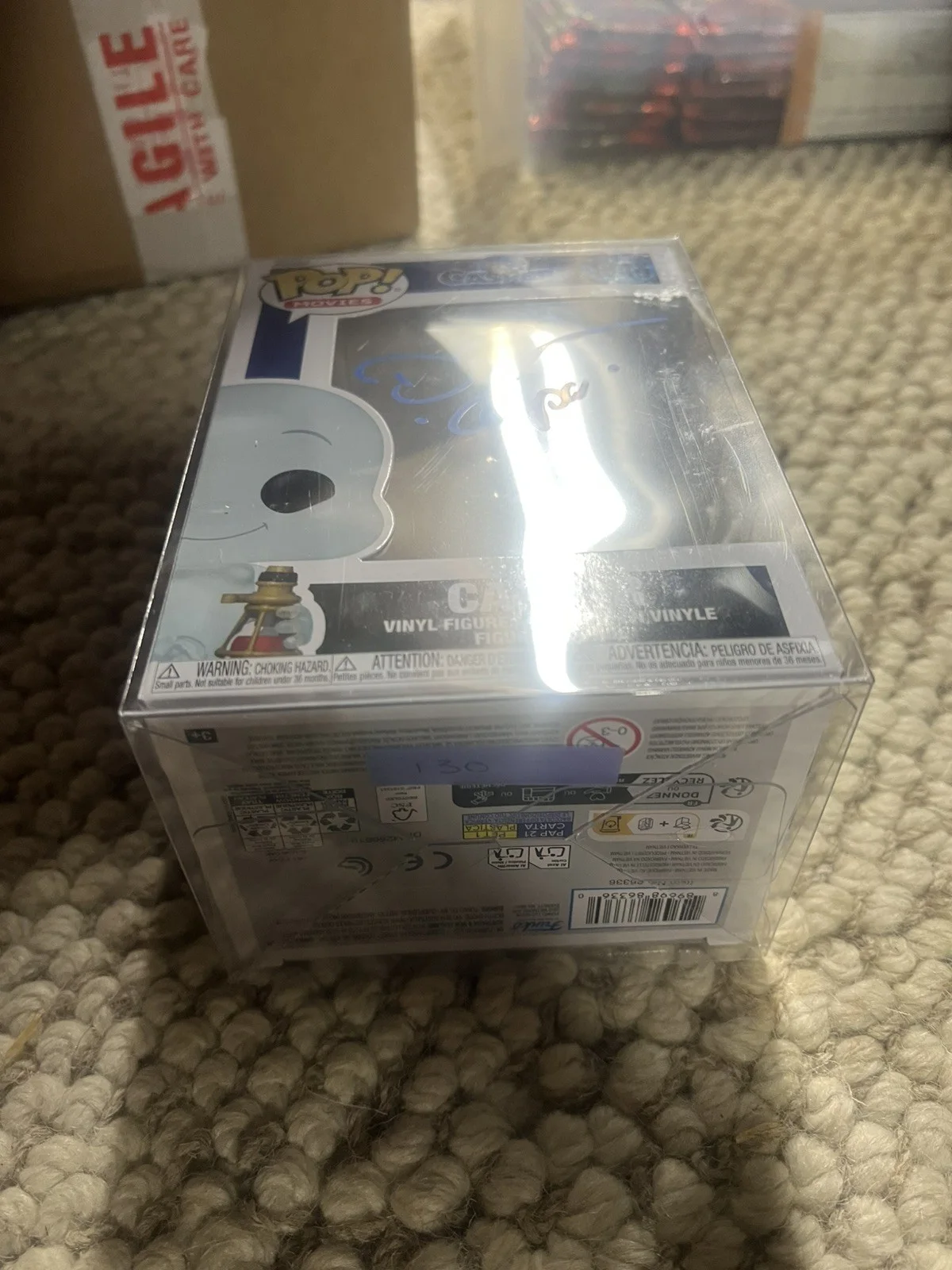 Devon Sawa signed "Casper" Funko Pop! 1848 Friendly Ghost autograph COA, image 4