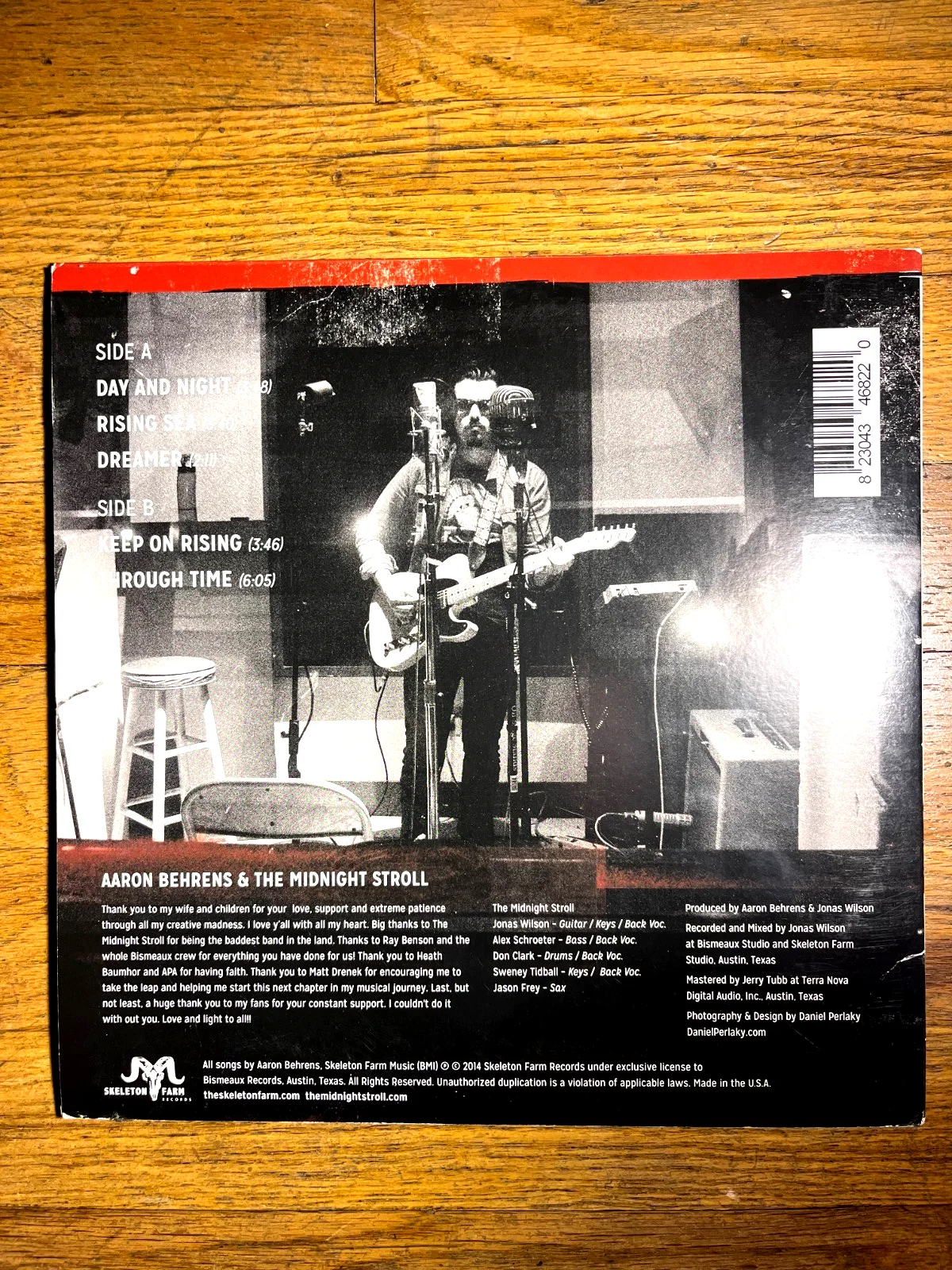 Aaron Behrens (ghostland observatory) Autographed Solo S/T 10" Vinyl, изображение 3