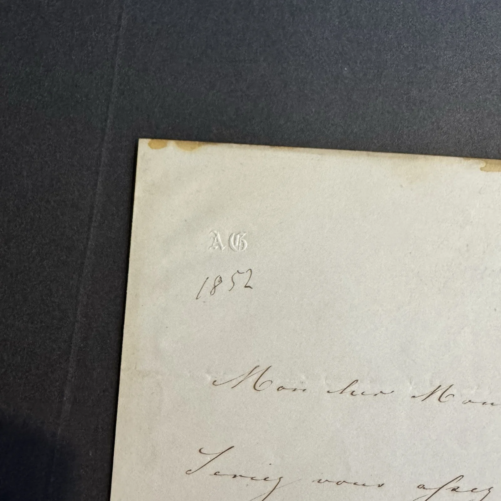 1852 Rare ALS Adolphe Gutmann Signed Letter Chopin Pupil Classical Music History, изображение 2